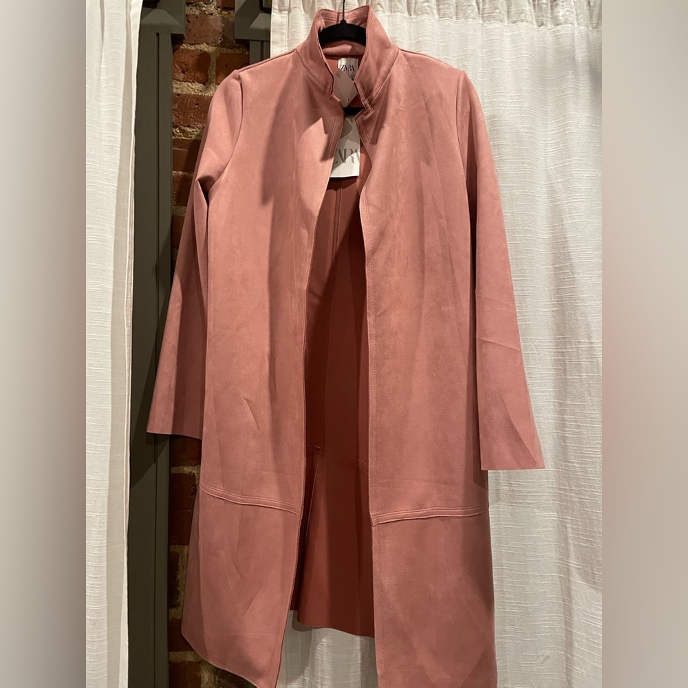 NWT Zara suede look coat - Picture 4 of 6